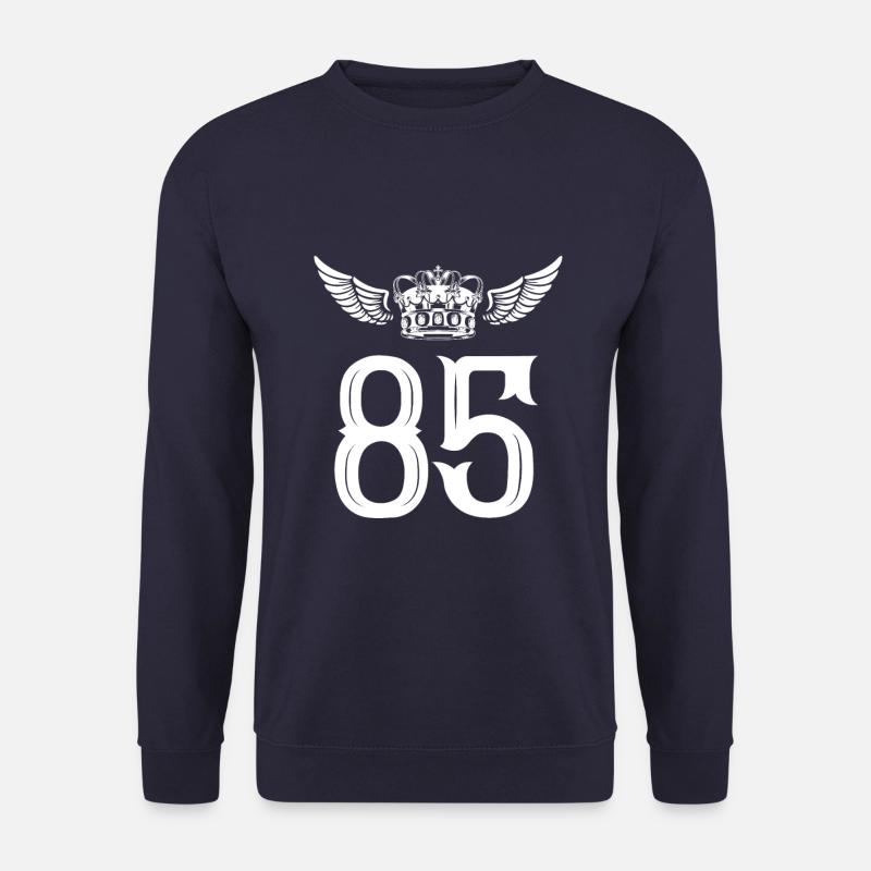 85 Zahl Krone - Unisex Pullover - Navy