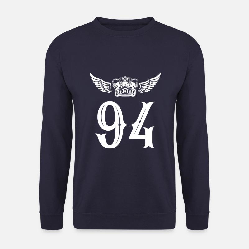 94 Zahl Krone - Unisex Pullover - Navy