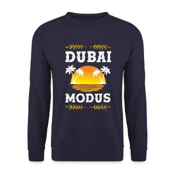 Mode Dubaï - Sweat-shirt Unisexe - marine - Devant - Alina (178cm) & Michal (187cm)