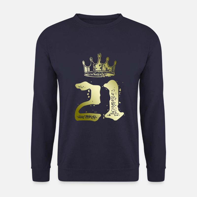 21 Number Krone - Unisex Sweatshirt - navy