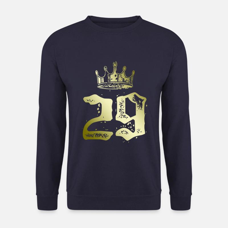 29 Zahl Krone - Unisex Pullover - Navy