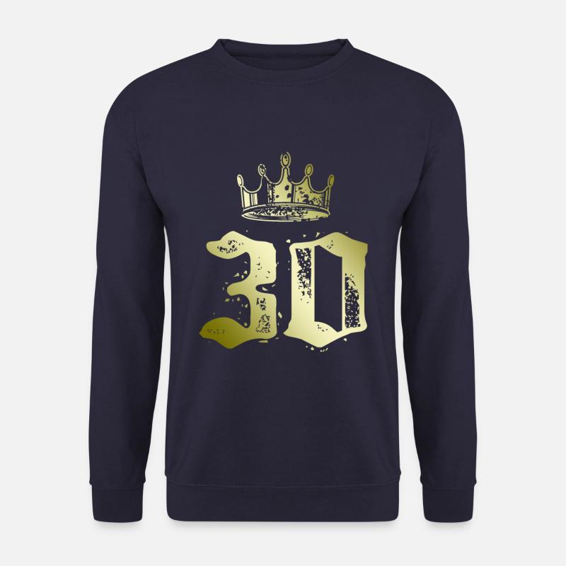 30 Number crown - Unisex Sweatshirt - navy