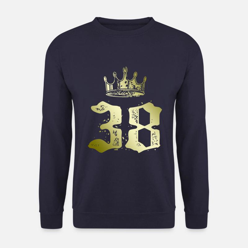 38 Number crown - Unisex Sweatshirt - navy