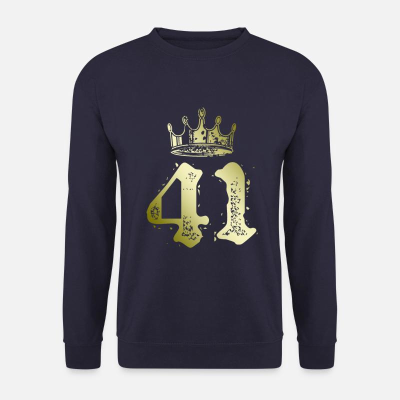 41 Zahl Krone - Unisex Pullover - Navy