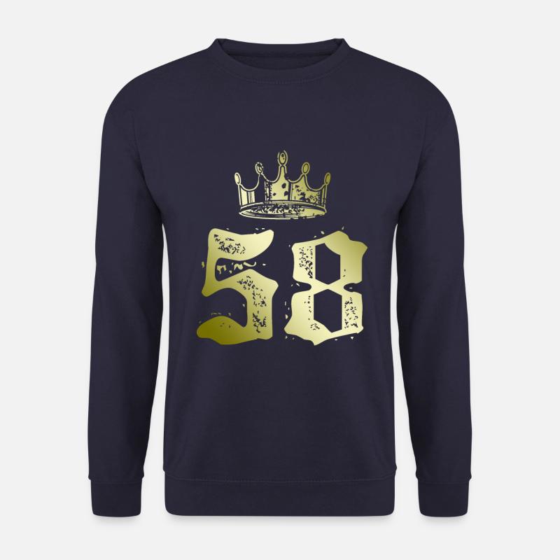 58 Zahl Krone - Unisex Pullover - Navy