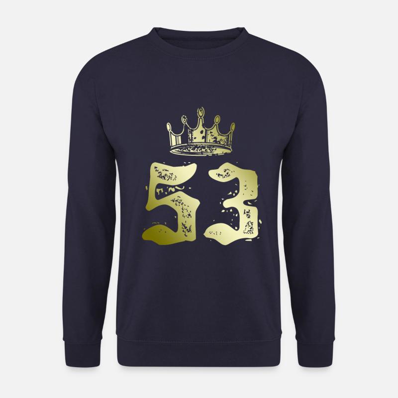 53 Zahl Krone - Unisex Pullover - Navy