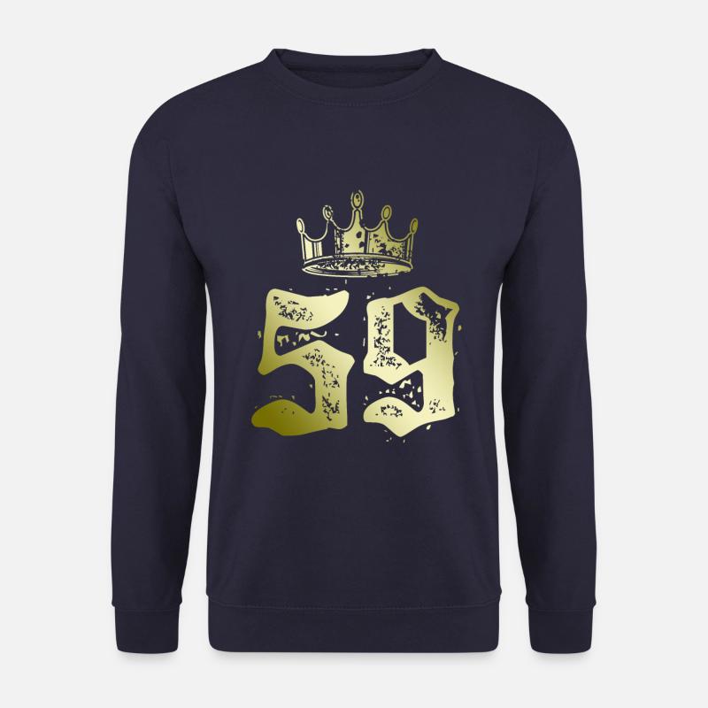 59 Zahl Krone - Unisex Pullover - Navy