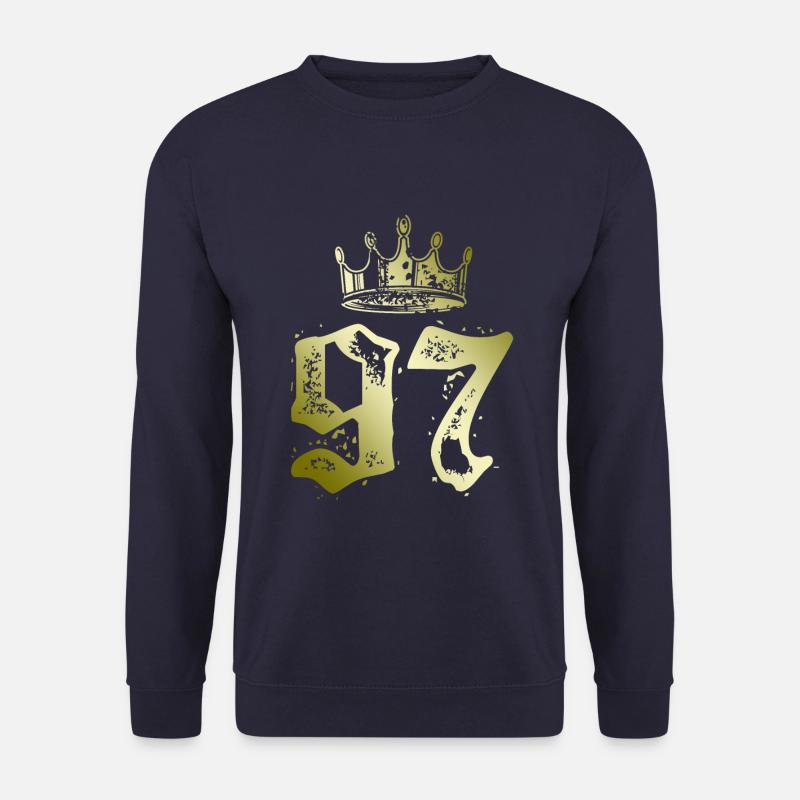 97 Zahl Krone - Unisex Pullover - Navy