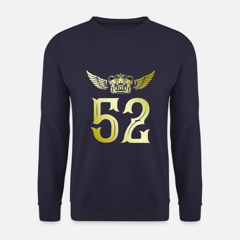 52 Number crown - Unisex Sweatshirt - navy