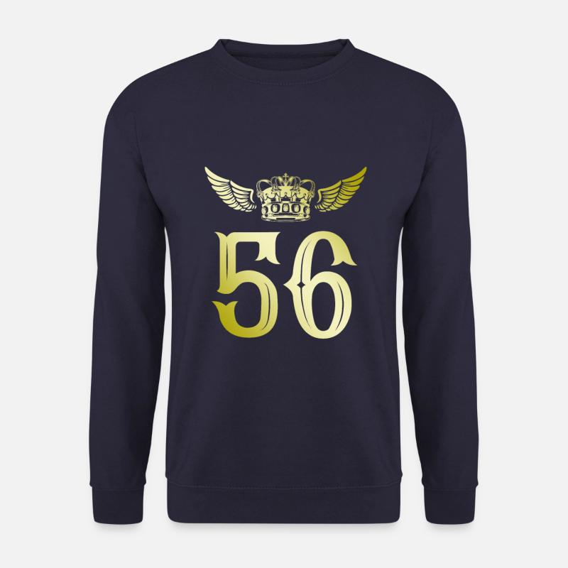 56 Number crown - Unisex Sweatshirt - navy