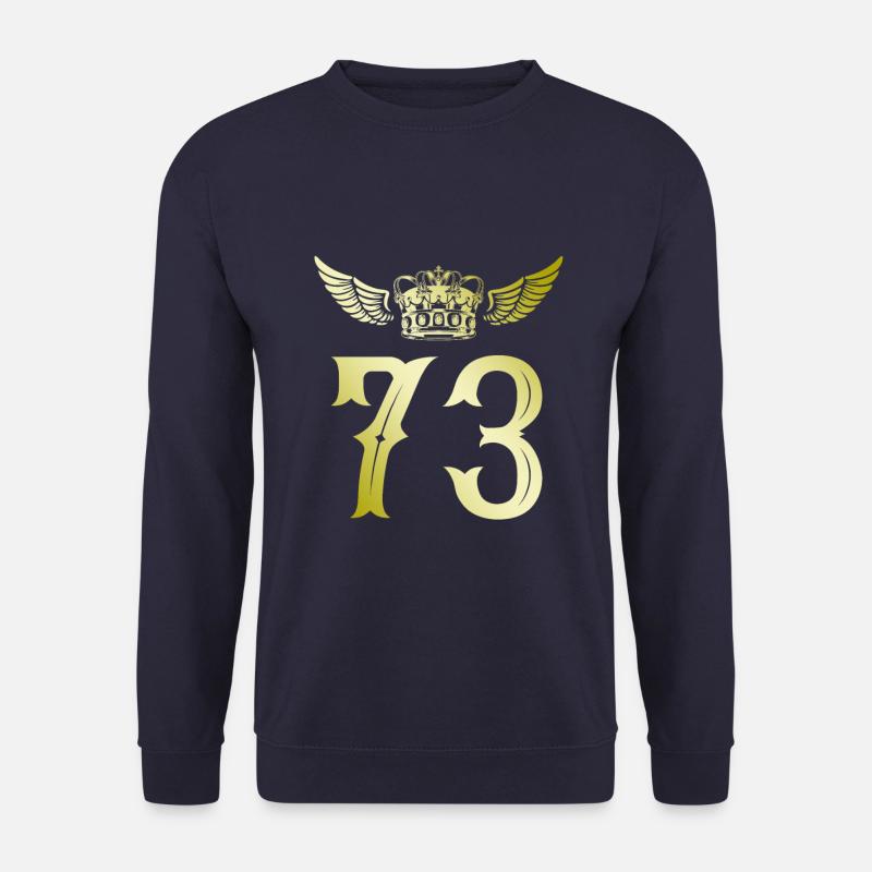 73 Zahl Krone - Unisex Pullover - Navy