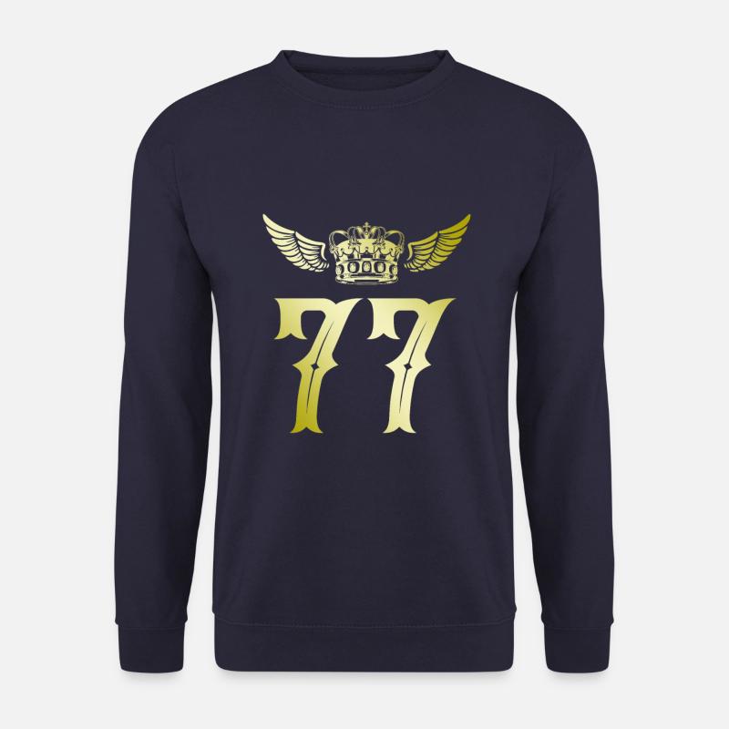 77 Number crown - Unisex Sweatshirt - navy