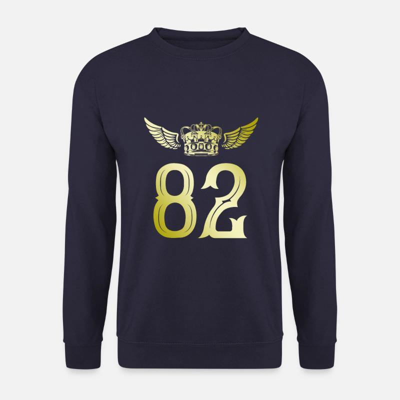 82 Zahl Krone - Unisex Pullover - Navy