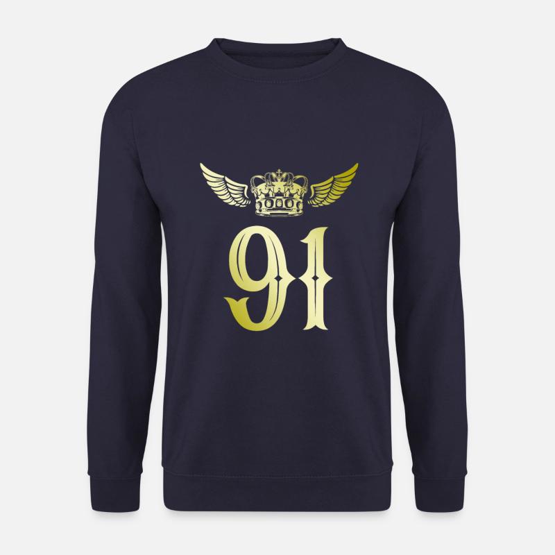 91 Number crown - Unisex Sweatshirt - navy