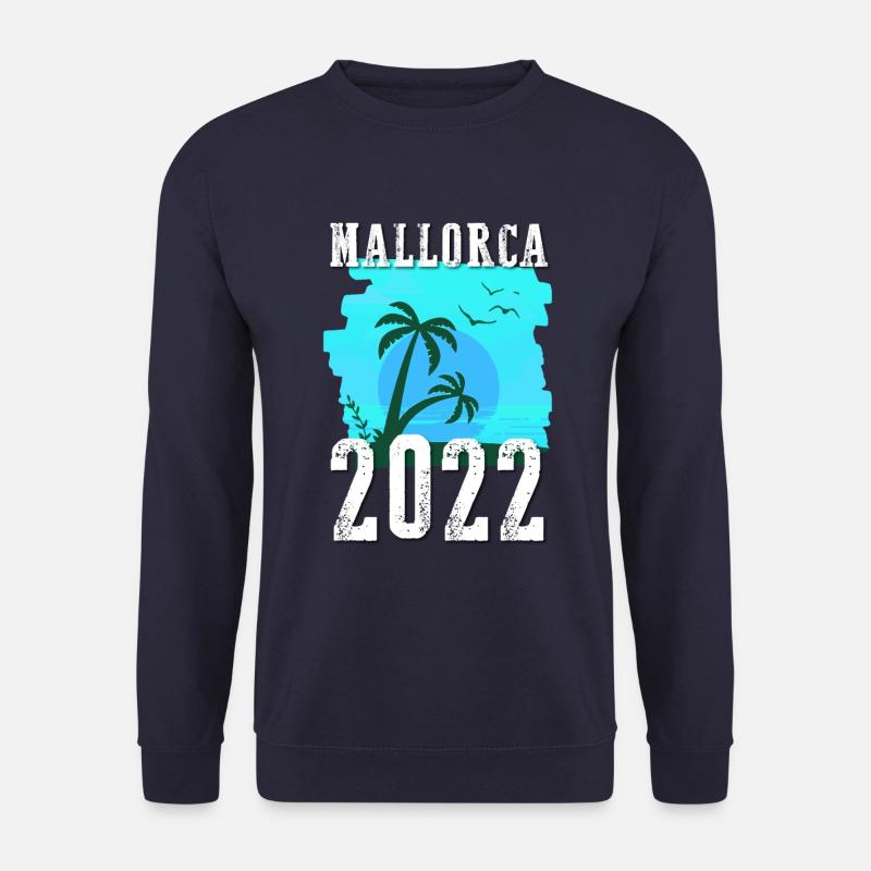 Mallorca 2022 Palmen - Unisex Pullover - Navy