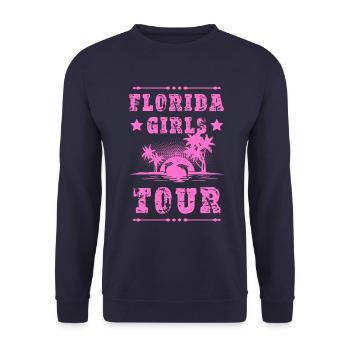 Tournée des filles de Floride - Sweat-shirt Unisexe - marine - Devant - Alina (178cm) & Michal (187cm)