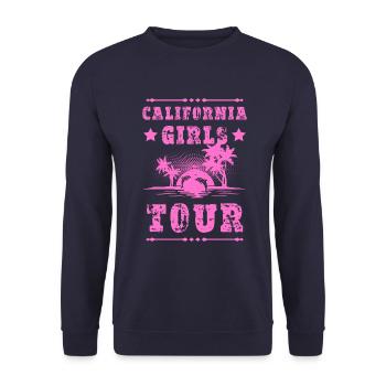 Tournée des filles en Californie - Sweat-shirt Unisexe - marine - Devant - Alina (178cm) & Michal (187cm)