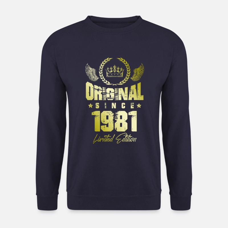 1981 limited edition - Unisex Pullover - Navy