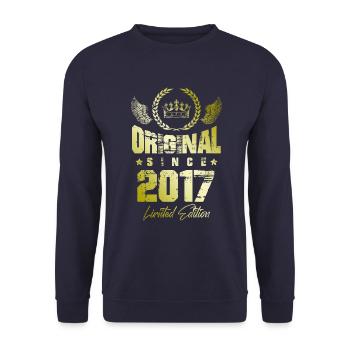Édition limitée 2017 - Sweat-shirt Unisexe - marine - Devant - Alina (178cm) & Michal (187cm)