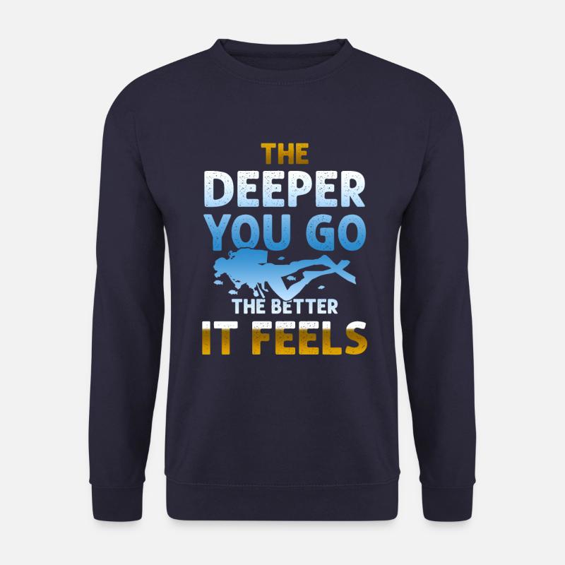 tiefsee tauchen - Unisex Pullover - Navy