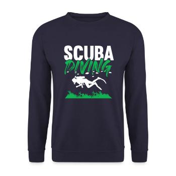 plongée sous-marine - Sweat-shirt Unisexe - marine - Devant - Alina (178cm) & Michal (187cm)