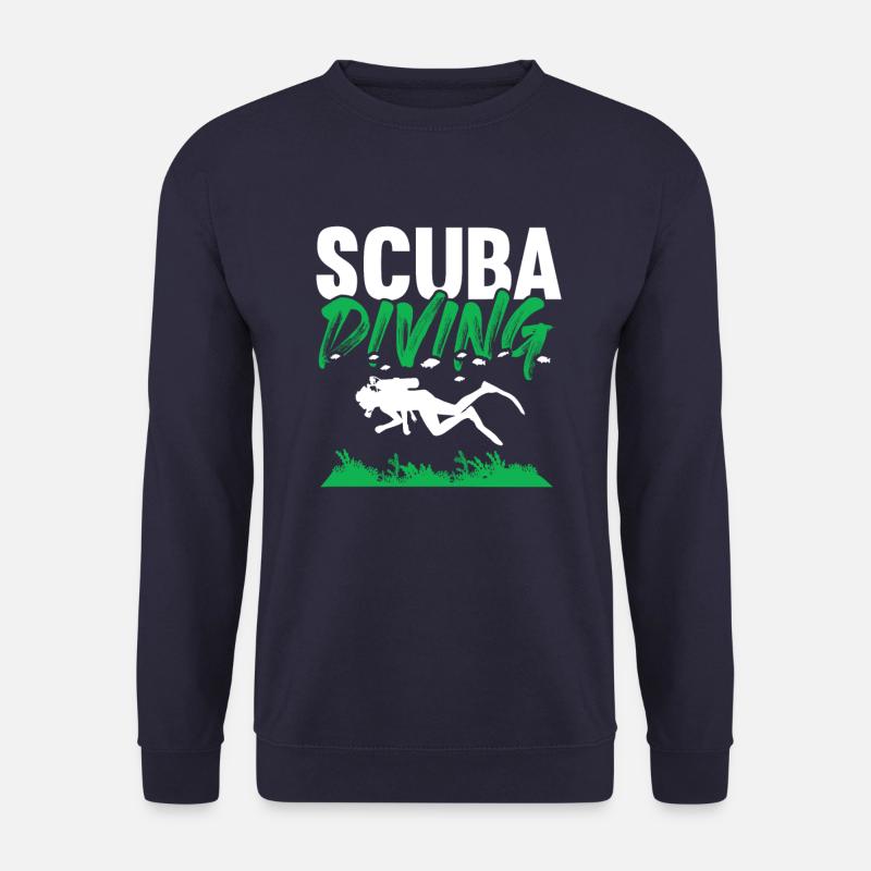 scuba tauchen - Unisex Pullover - Navy