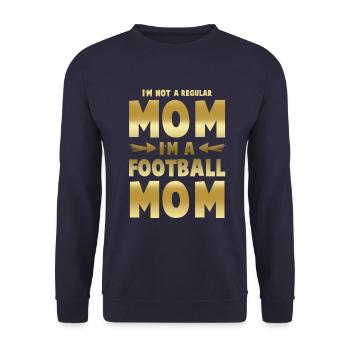 football mom mama - Unisex Pullover - Navy - Vorne - Alina (178cm) & Michal (187cm)