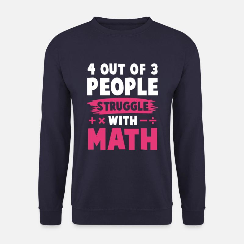 mathematics learning - Unisex Sweatshirt - navy