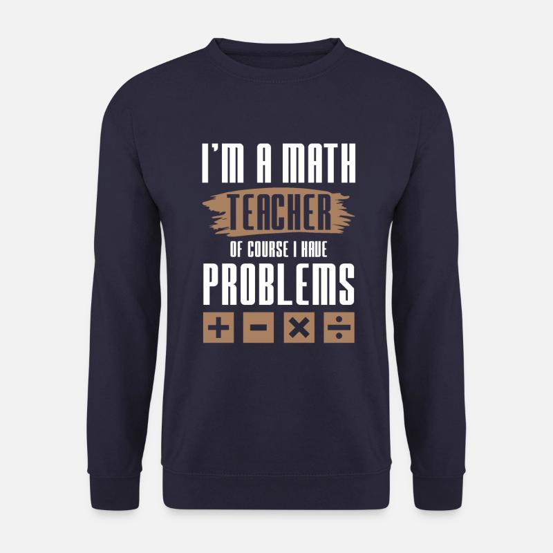 mathematik lehrer - Unisex Pullover - Navy