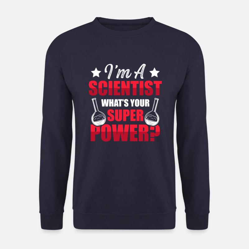 superpower wissenschaft - Unisex Pullover - Navy