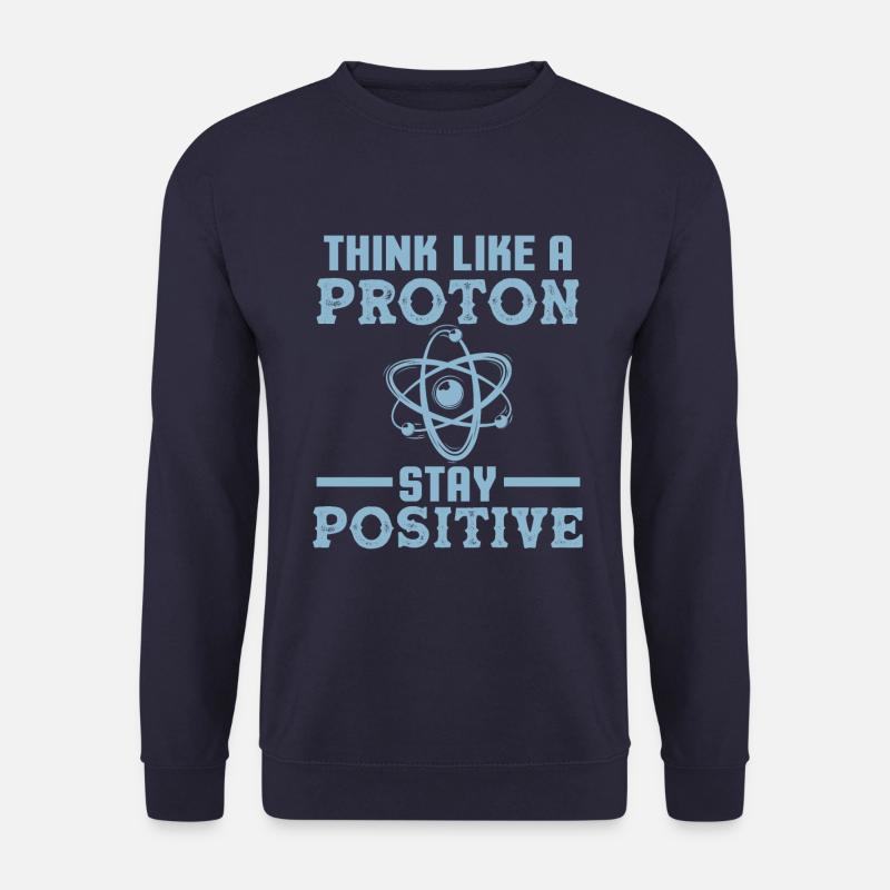 proton atom science - Unisex Sweatshirt - navy
