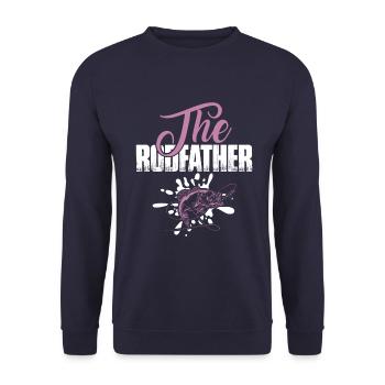 pêche à la canne - Sweat-shirt Unisexe - marine - Devant - Alina (178cm) & Michal (187cm)