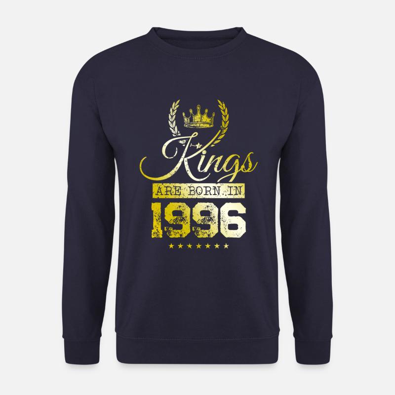 kings are born 1996 - Unisex Sweatshirt - navy