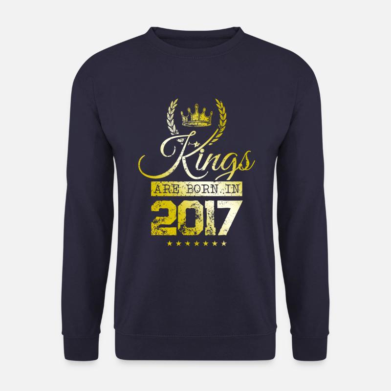 kings are born 2017 - Unisex Pullover - Navy