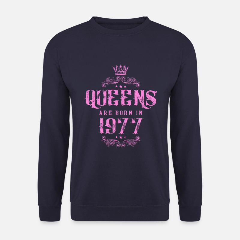 born in 1977 - Unisex Pullover - Navy