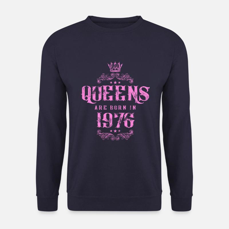 born in 1976 - Unisex Pullover - Navy