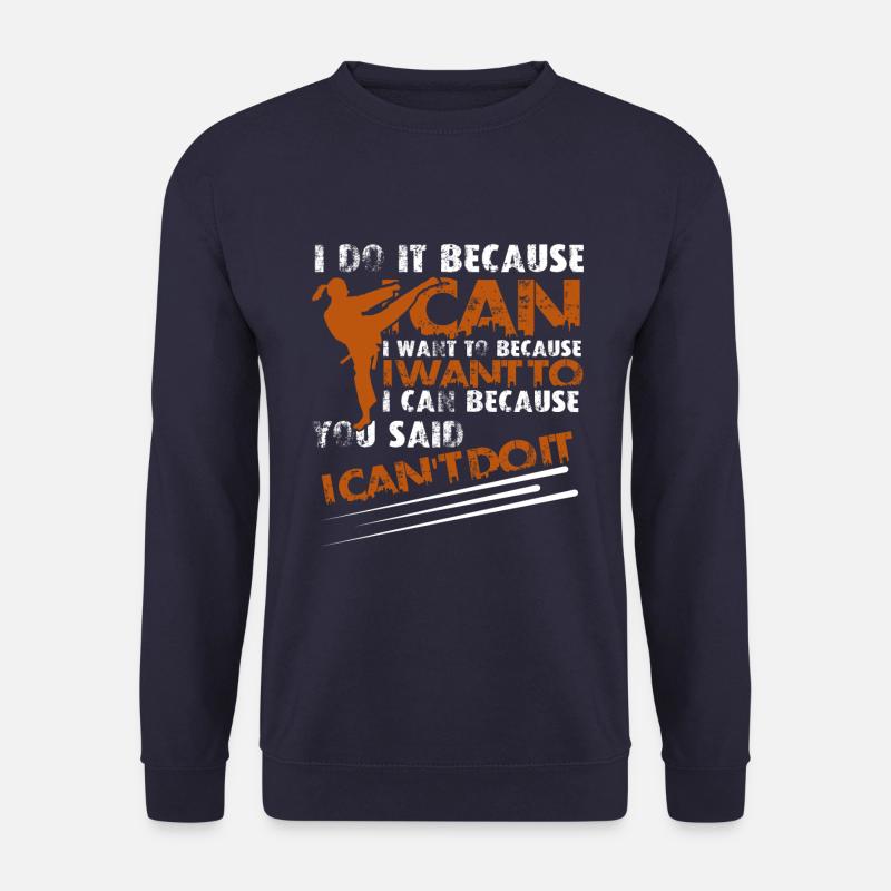 motivation Taekwondo - Unisex Pullover - Navy