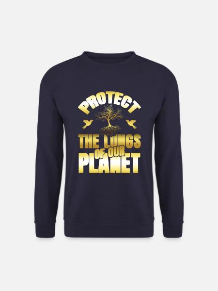 nature conservation environmental protection - Unisex Sweatshirt - navy