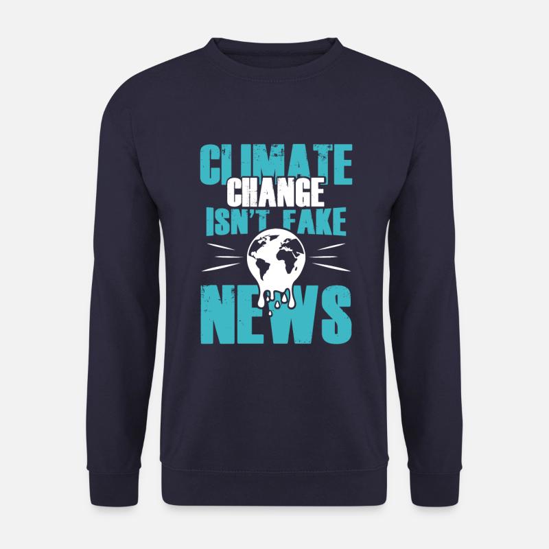 klimawandel schutz - Unisex Pullover - Navy