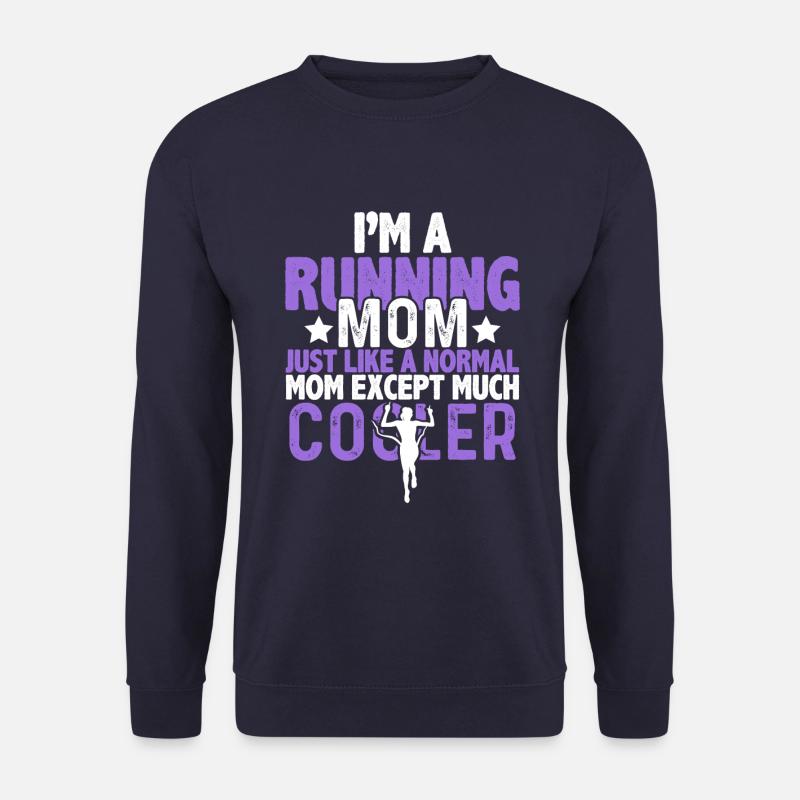 running mom mom - Unisex Sweatshirt - navy