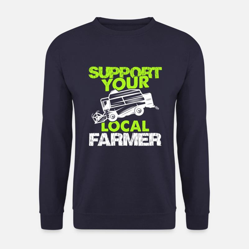 support farmer - Unisex Sweatshirt - navy