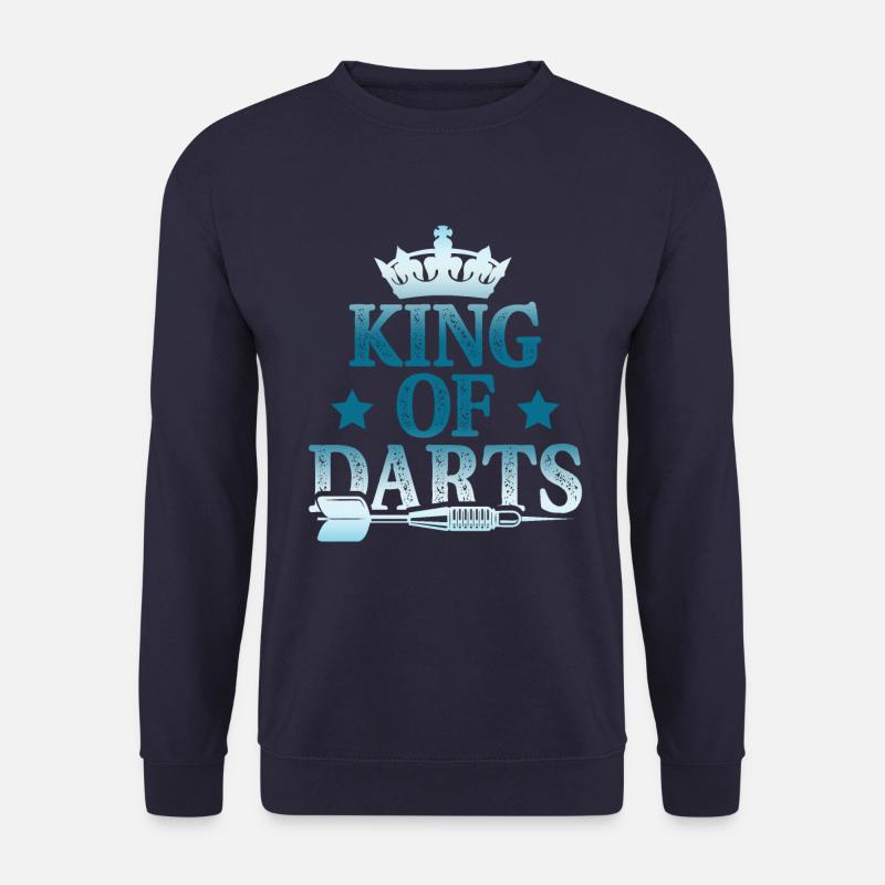 king of darts - Unisex Pullover - Navy