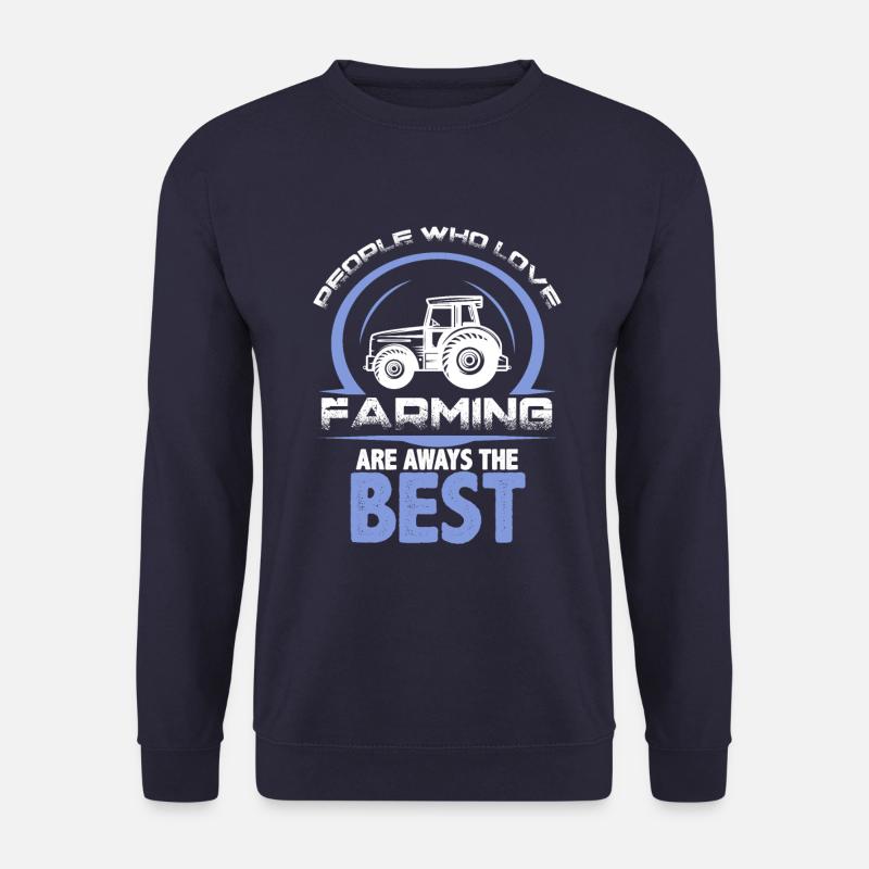 farming traktor - Unisex Pullover - Navy