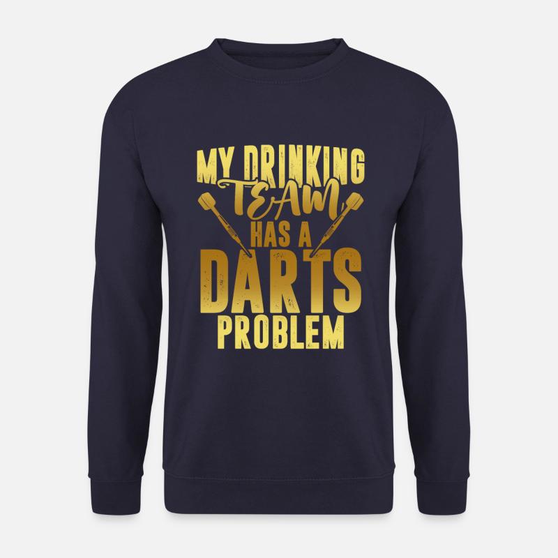 drinking team darts - Unisex Sweatshirt - navy