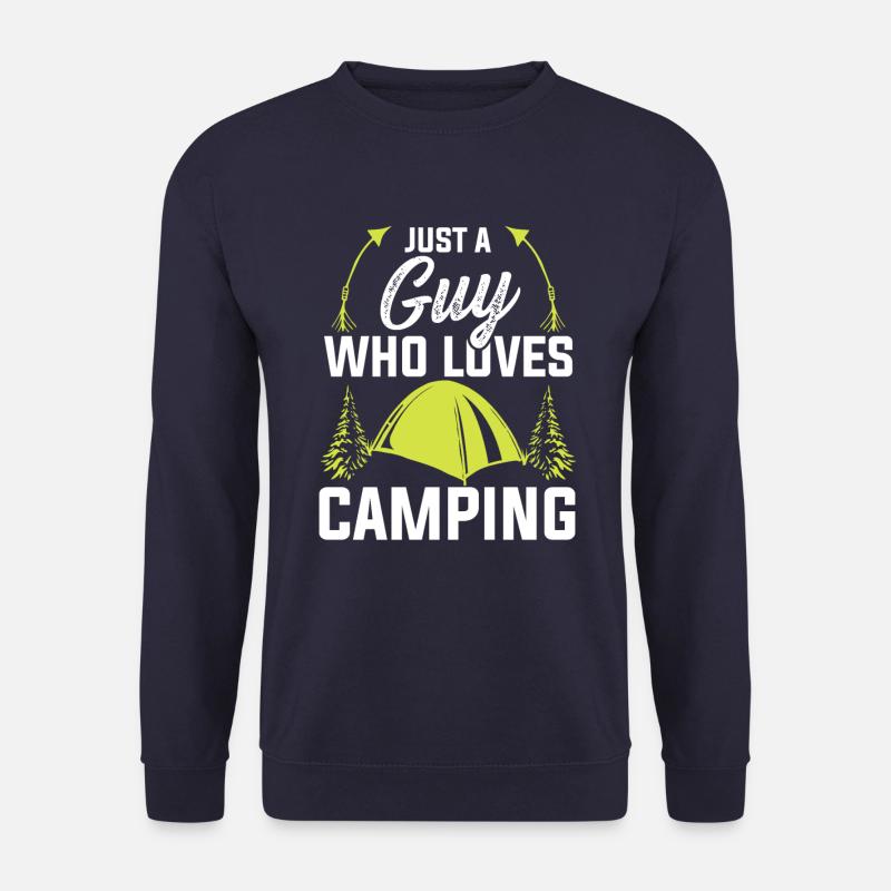 J’adore le camping - Sweat-shirt Unisexe - marine