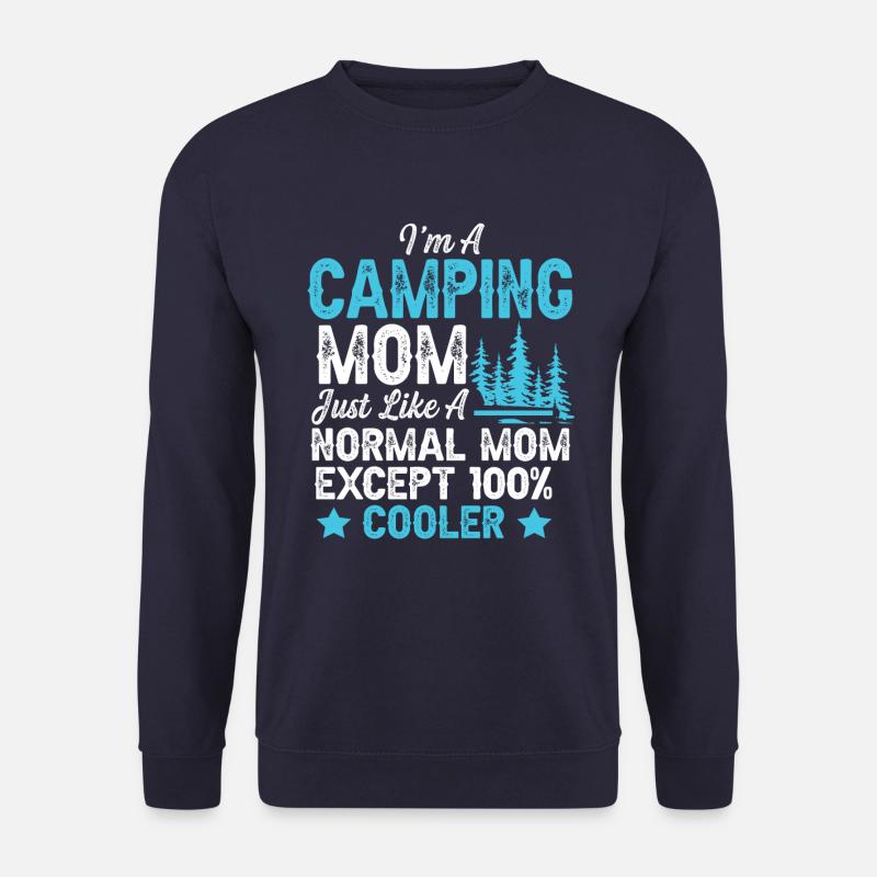 camping mom mama - Unisex Pullover - Navy