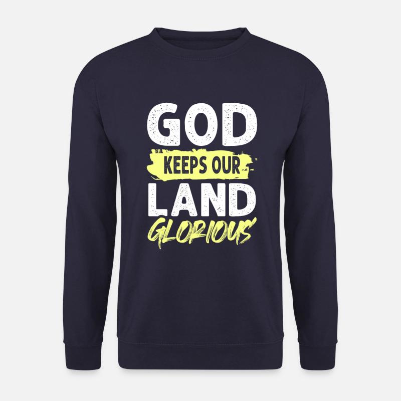 gott bibel spruch - Unisex Pullover - Navy