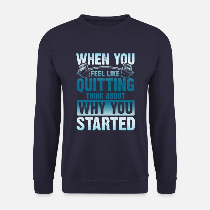 start fitnesss - Unisex Pullover - Navy