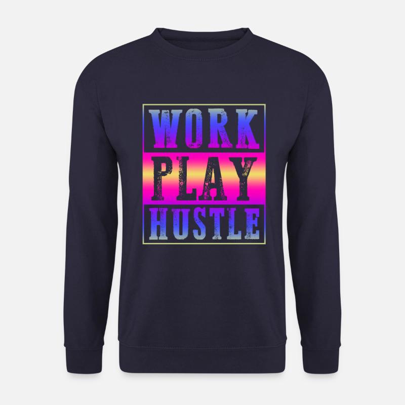 work hustle - Unisex Sweatshirt - navy