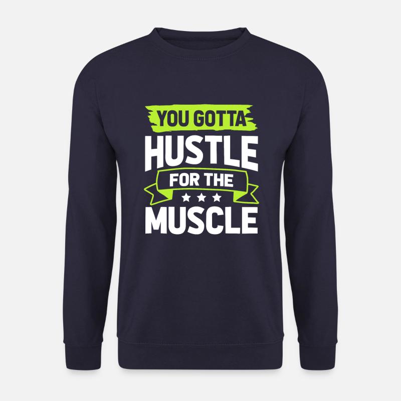 muskeln hustle - Unisex Pullover - Navy